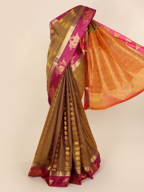 

Pothys Brown Woven Design Saree