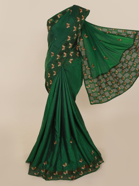 

Pothys Green & Yellow Art Silk Woven Design Saree