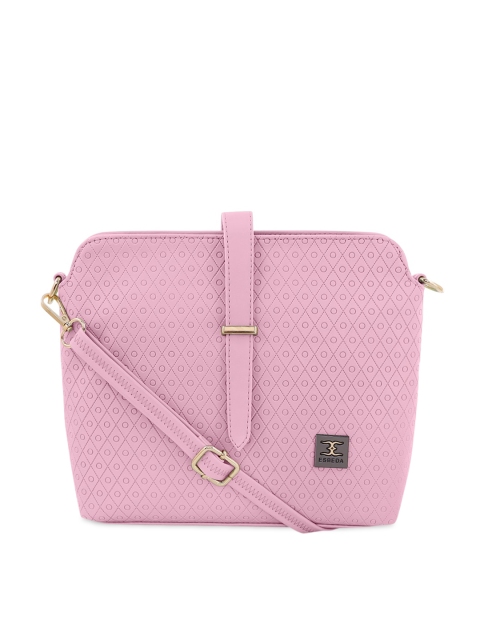 

ESBEDA Pink Textured Sling Bag