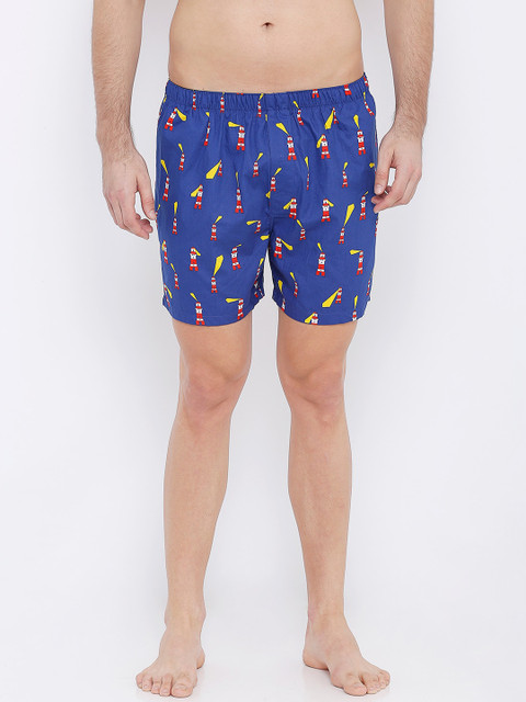 

XYXX Men Blue & Red Printed Boxers XYBOX24