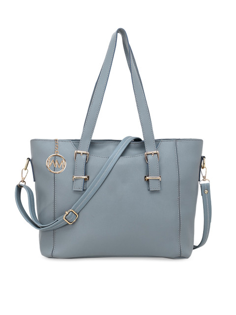 

WOMEN MARKS Grey Solid Handheld Bag