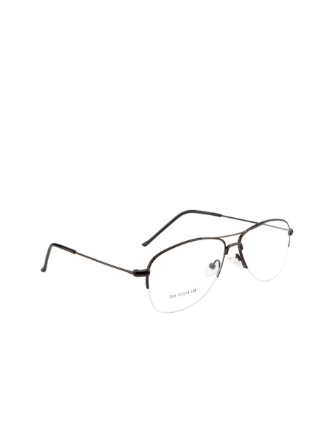 

Clark N Palmer Women Copper-Toned & Black Solid Half Rim Square Frames CNP-Z003-C4