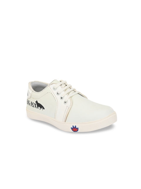 

Big Fox Boys Black & Black Printed Lightweight Sneakers, White