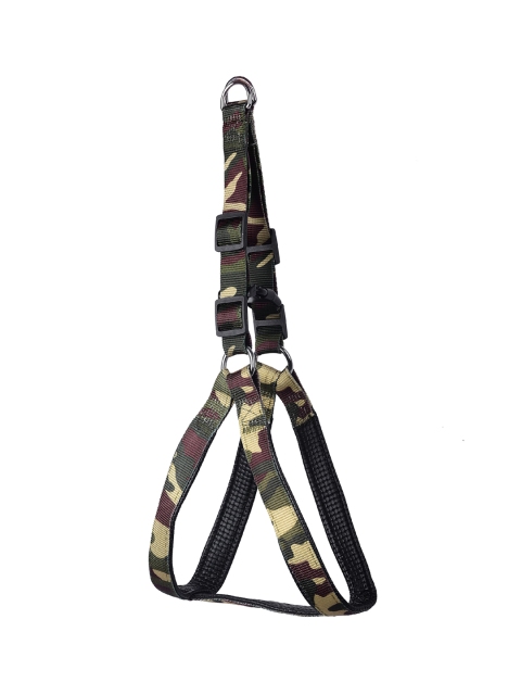 

PETS EMPIRE Green & Brown Self Design Dog Harness