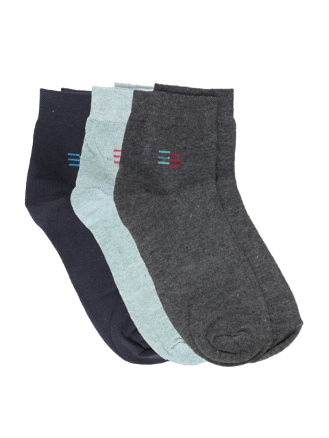

Dollar Men Pack Of 3 Assorted Ankle-Length Socks