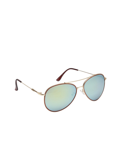 

Get Glamr Unisex UV Protected Aviator Sunglasses SG-UN-MT-255D-12, Green