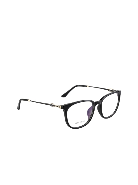 

Clark N Palmer Unisex Black Solid Full Rim Square Frames CNP-X2014-C1