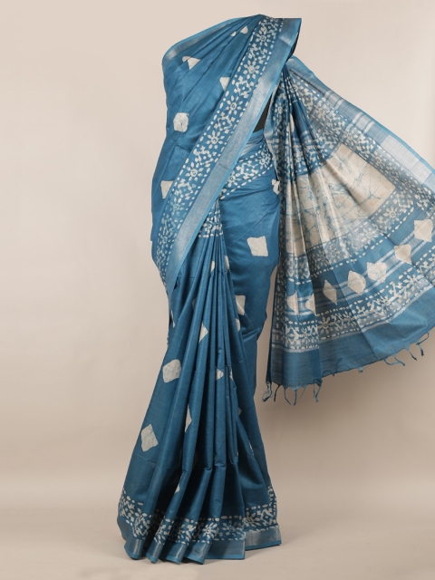 

Pothys Blue Woven Design Saree