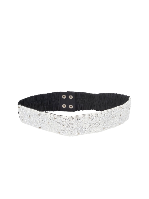 

Diwaah Women White Embellished Belt