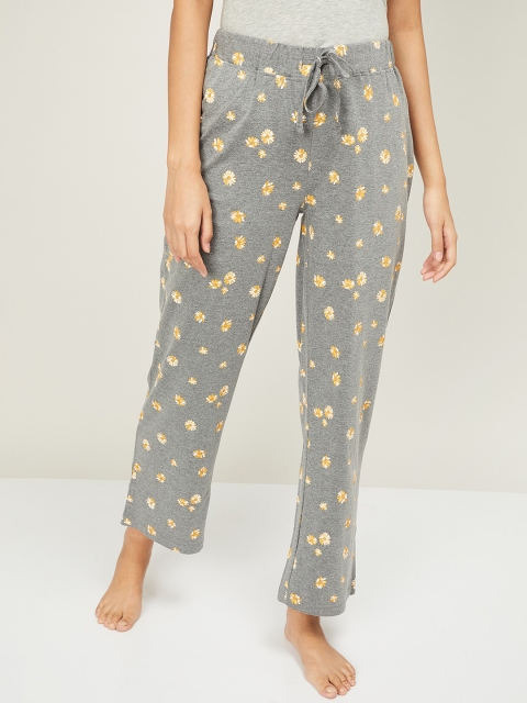 

Ginger by Lifestyle Women Grey Printed Lounge Pants