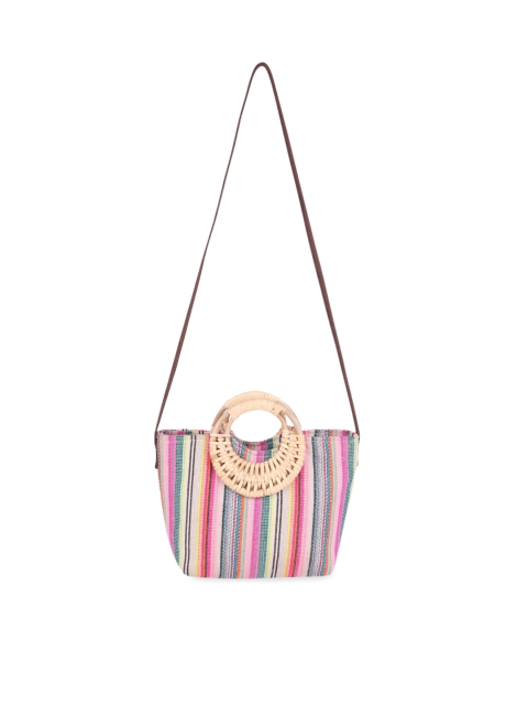 

ASTRID Multicoloured Striped Sling Bag, Multi