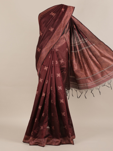 

Pothys Brown Woven Design Saree