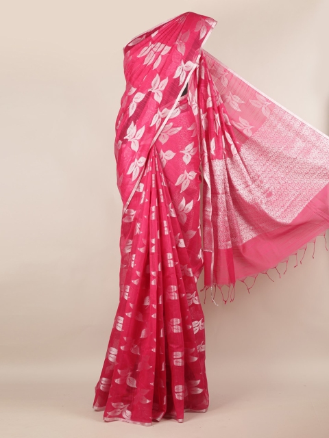 

Pothys Pink Woven Design Saree