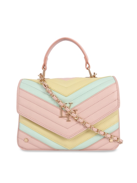 

LYN Multicoloured Colourblocked Satchel, Multi