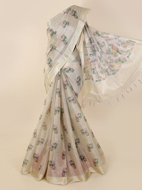 

Pothys Beige Woven Design Saree