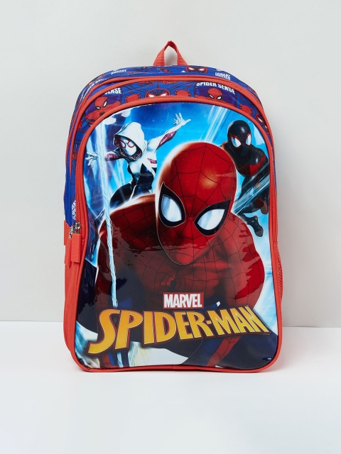 

max Boys Red & Blue Spiderman Graphic Backpack