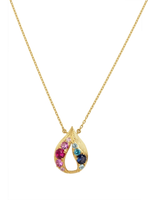 

Mia by Tanishq 14 KT Gold Fruit Tingle Pendant And Chain