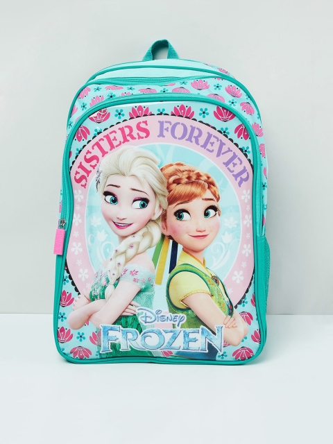 

max Girls Sea Green Graphic Backpack