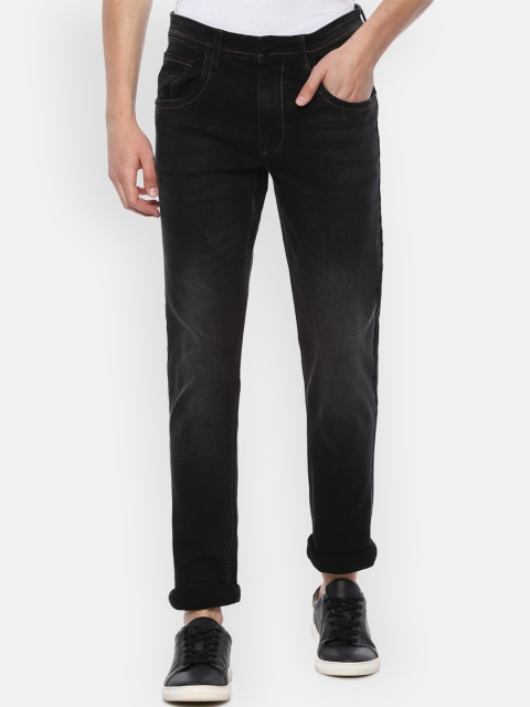 

V Dot Men Black Slim Fit Jeans
