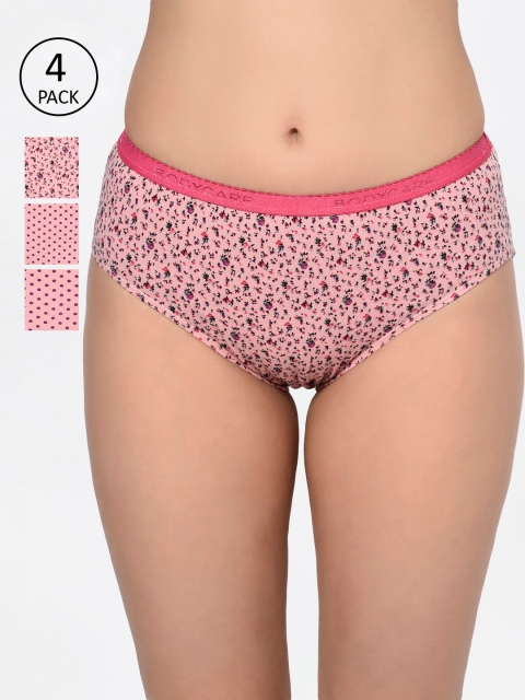 

Bodycare Women Pack Of 4 Assorted Hipster Briefs 1105