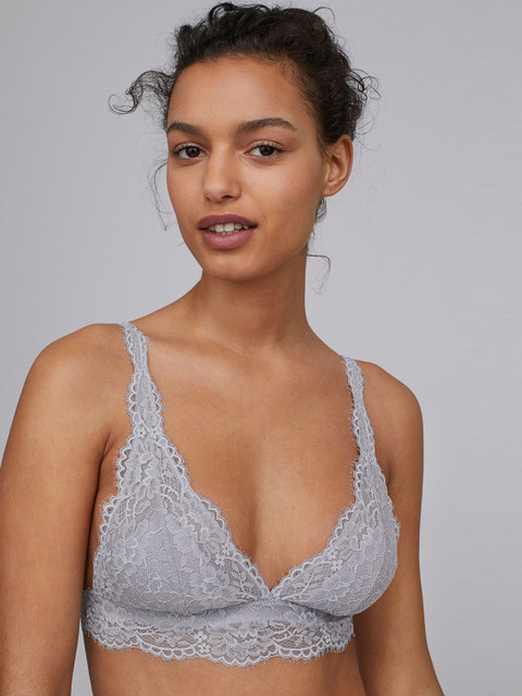 

H&M Grey Lace Bralette 0935080002