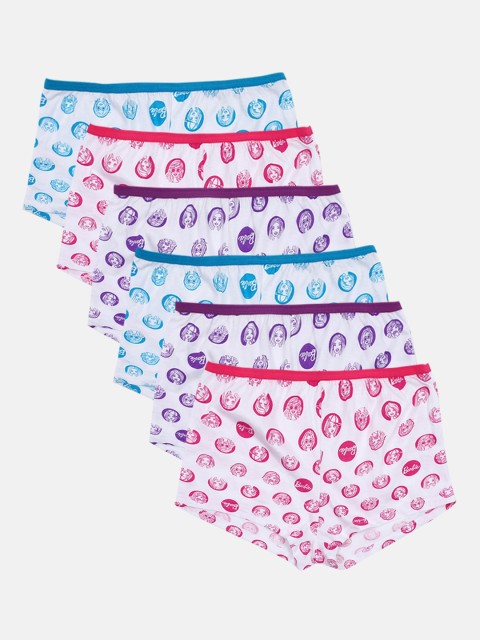

Red Rose Girls Pack Of 6 Assorted Basic Briefs-BABY-142