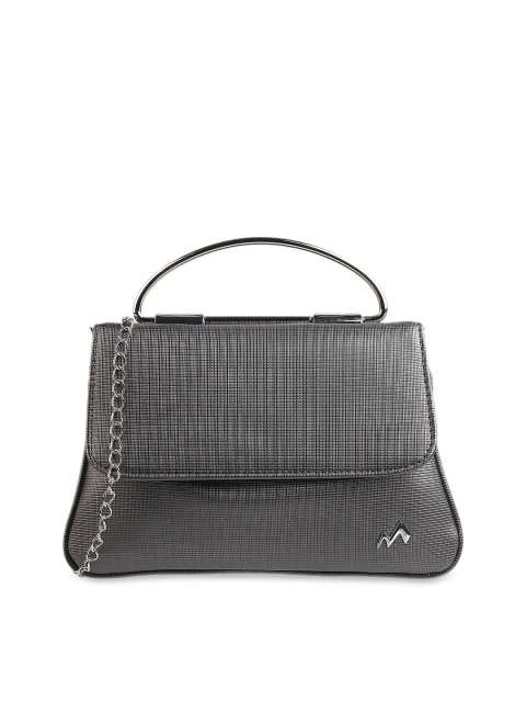 

Metro Grey Textured Handheld Bag