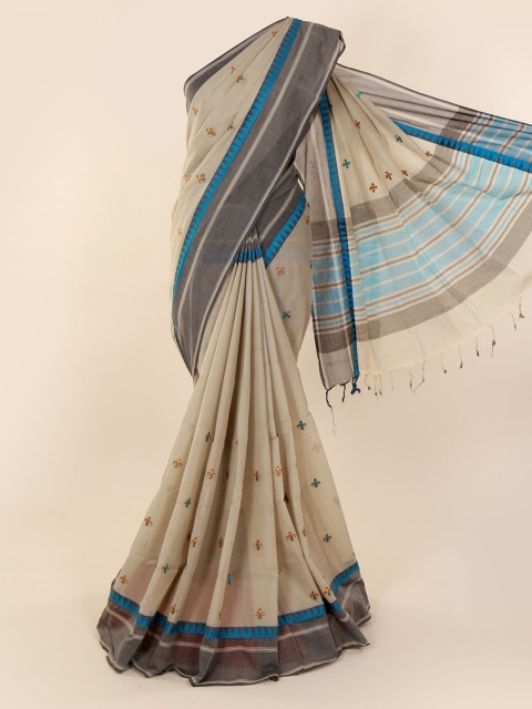 

Pothys Brown Striped Saree