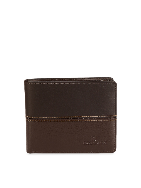 

Daniel Klein Men Brown Textured Two Fold Wallet