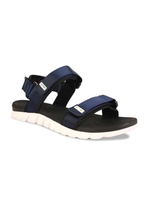 

Vento Men Navy Blue & Black Sports Sandals