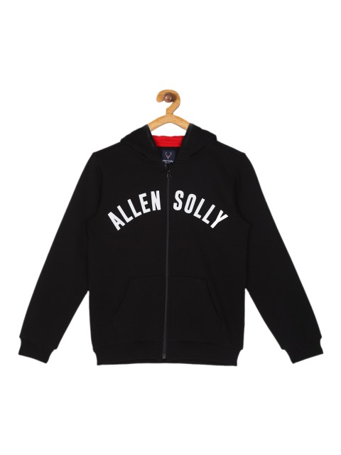 

Allen Solly Junior Boys Black Solid Sweatshirt