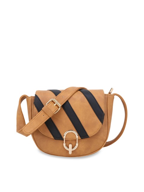 

WOMEN MARKS Beige Colourblocked Sling Bag