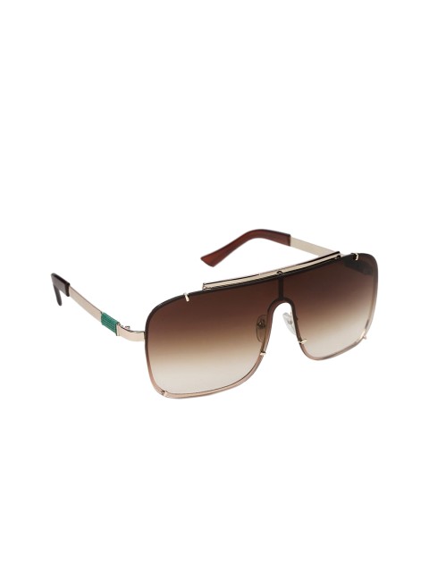 

Get Glamr Unisex UV Protected Oversized Sunglasses SG-UN-MT-328D-18, Brown