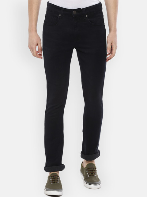 

Louis Philippe Jeans Men Navy Blue Slim Fit Mid-Rise Clean Look Jeans