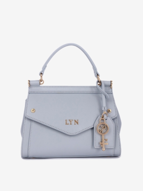 

LYN Blue Solid Satchel Bag