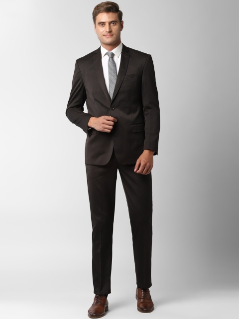 

Peter England Men Black Two Piece Suit