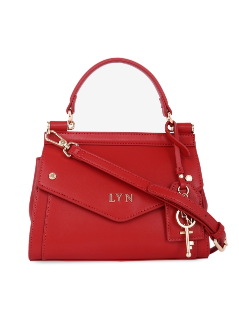 

LYN Red Solid Handheld Bag