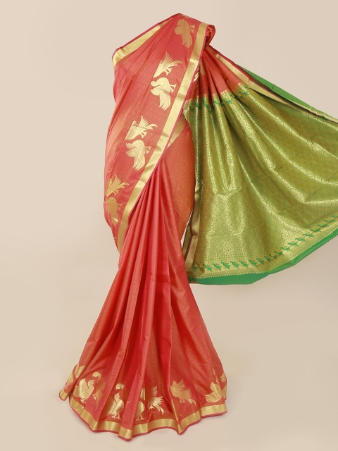 

Pothys Orange Woven Design Saree