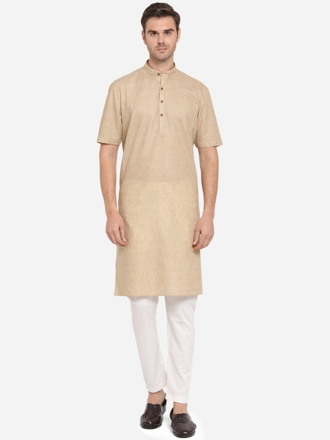 

Modi Kurta Beige Mandarin Collar Kurta