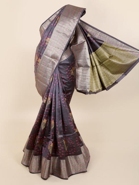 

Pothys Grey Woven Design Pure Silk Saree