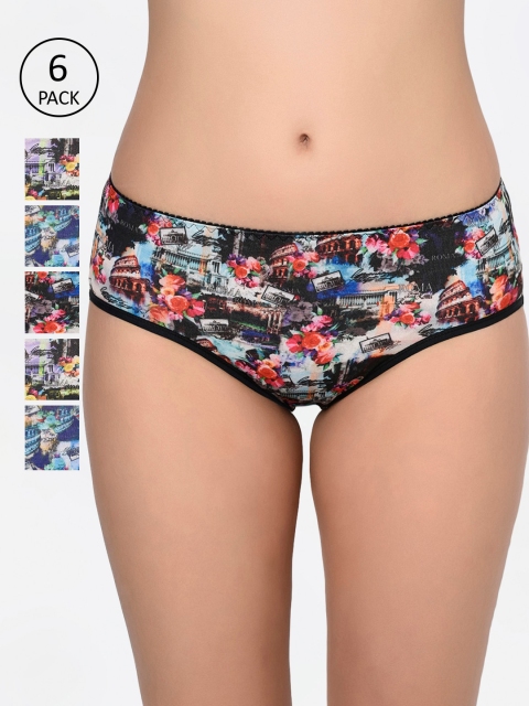

Bodycare Women Pack Of 6 Assorted Hipster Briefs 9012