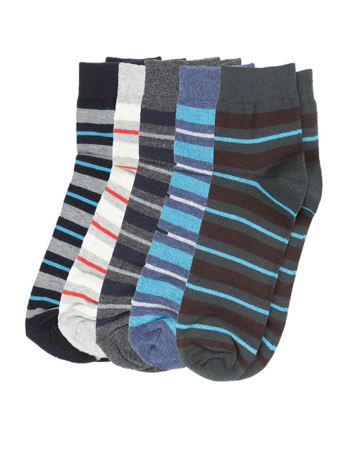 

Dollar Men Pack of 5 Assorted Ankle-Length Socks