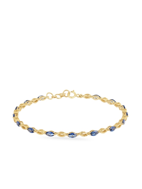 

Mia by Tanishq Blue & Yellow 14KT Sapphire Apline Bracelet