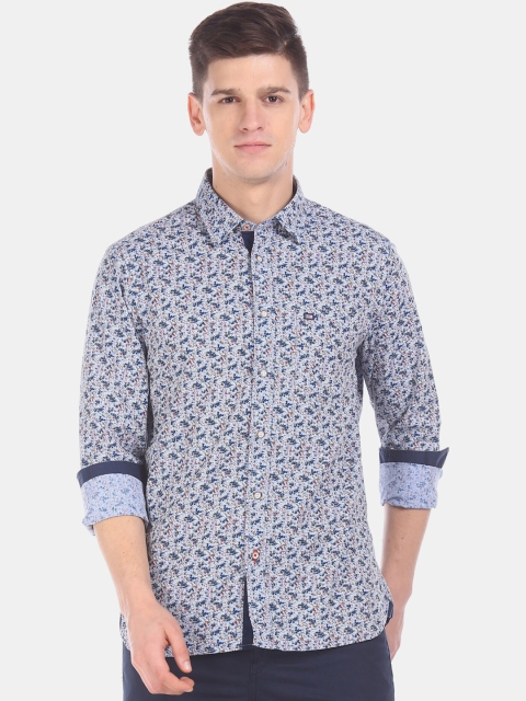 

Arrow Sport Men Blue Regular Fit Printed Casual Shirt