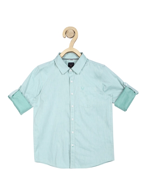 

Allen Solly Junior Boys Blue Slim Fit Solid Casual Shirt