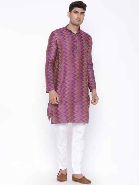 

Tistabene Men Multicoloured Geometric Kurta, Multi