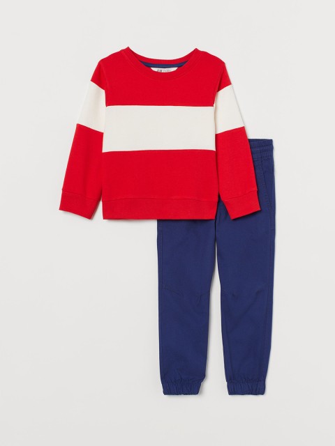 

H&M Boys Red & Blue 2 Piece Clothing Set