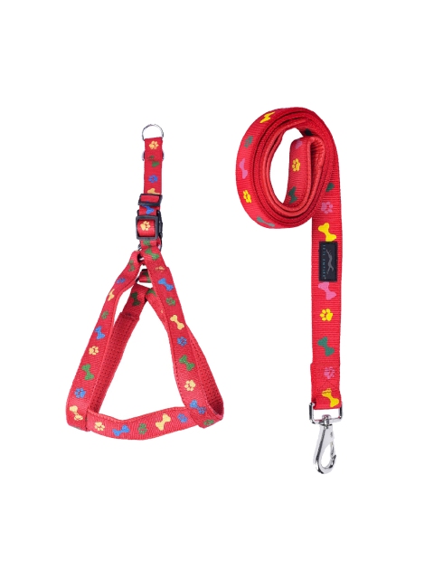 

PETS EMPIRE Red & Yellow Dog Harness