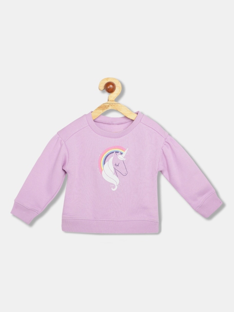 

GAP Girls Lavender & White Unicorn Print Sweatshirt