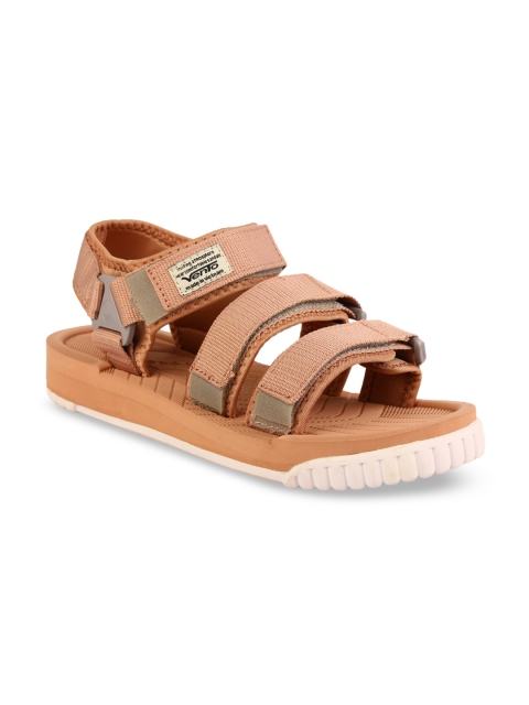 

Vento Men Beige Solid Sports Sandals